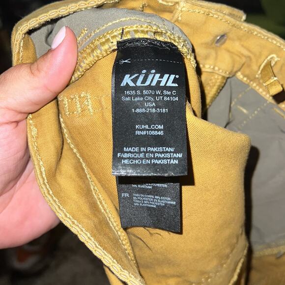KUHL mustard skinny pants 2 - Picture 3 of 6